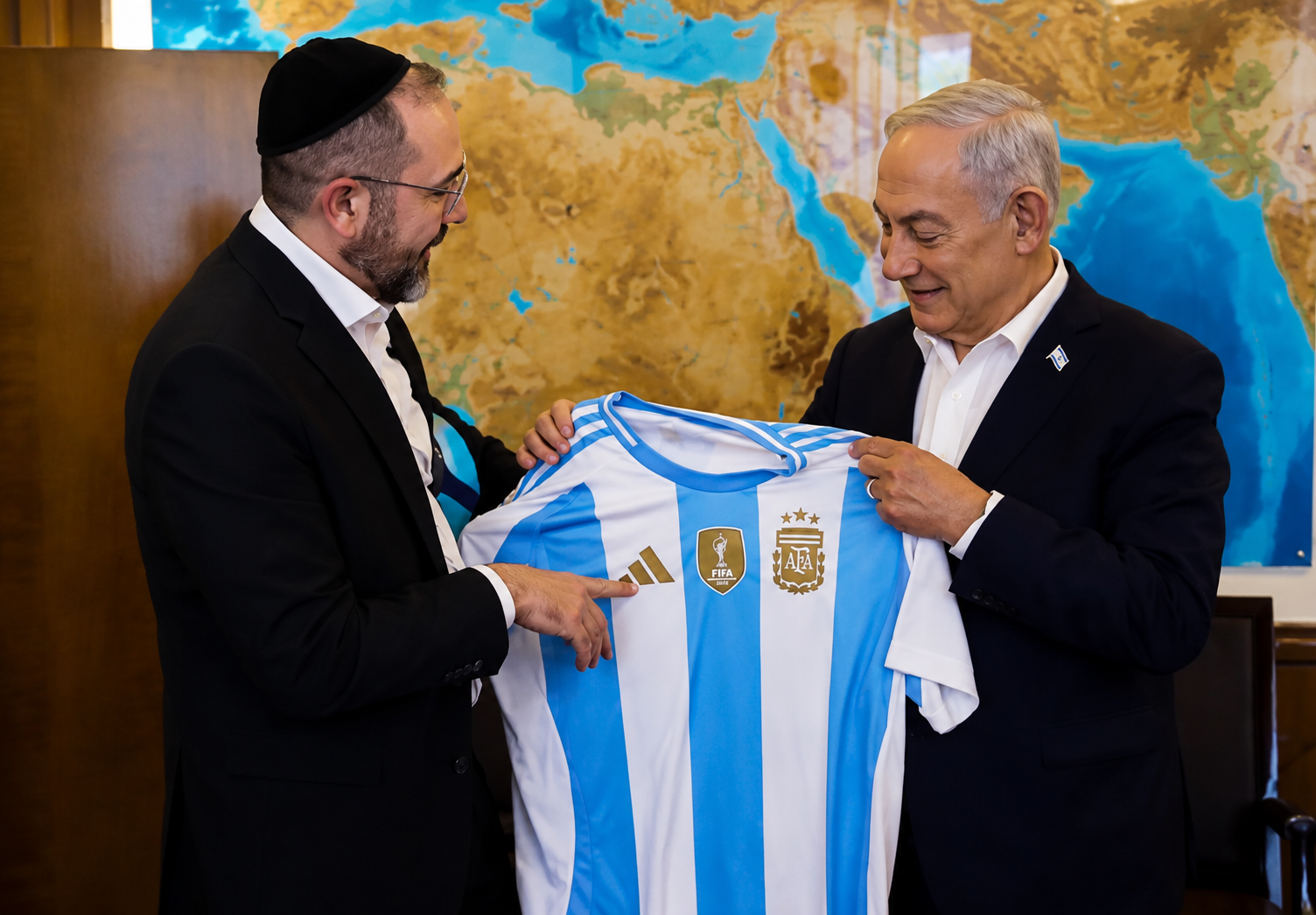 Lee más sobre el artículo «Javier, eres un verdadero amigo»: el mensaje de Netanyahu a Milei en la víspera de la final del Mundial