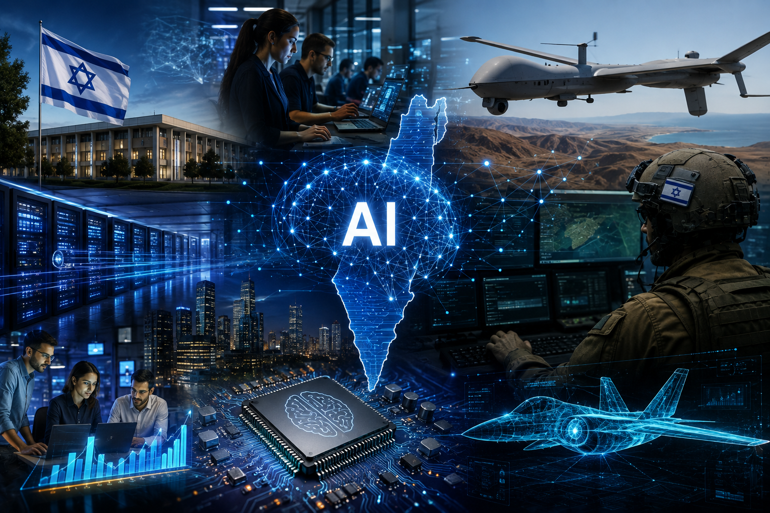 En este momento estás viendo Israel consolida una estrategia integral de inteligencia artificial: soberanía tecnológica, startups, chips y defensa