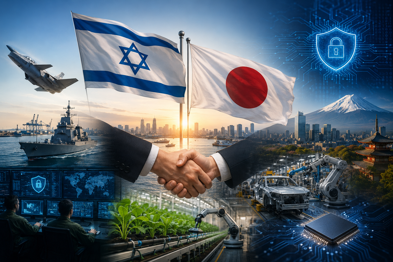 En este momento estás viendo Israel y Japón profundizan su alianza estratégica en defensa, tecnología y comercio