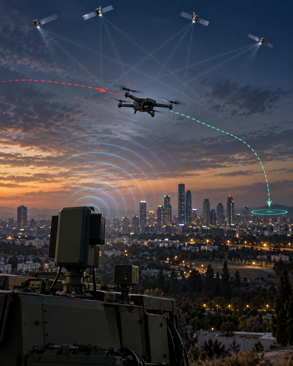 Lee más sobre el artículo Israel desarrolla tecnología para neutralizar drones sin disparar un solo misil