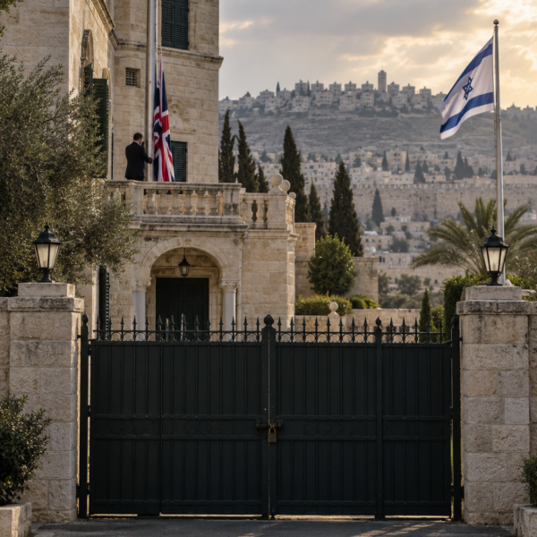 Israel cierra el consulado británico en Jerusalén tras el anuncio de sanciones de doce países a los asentamientos