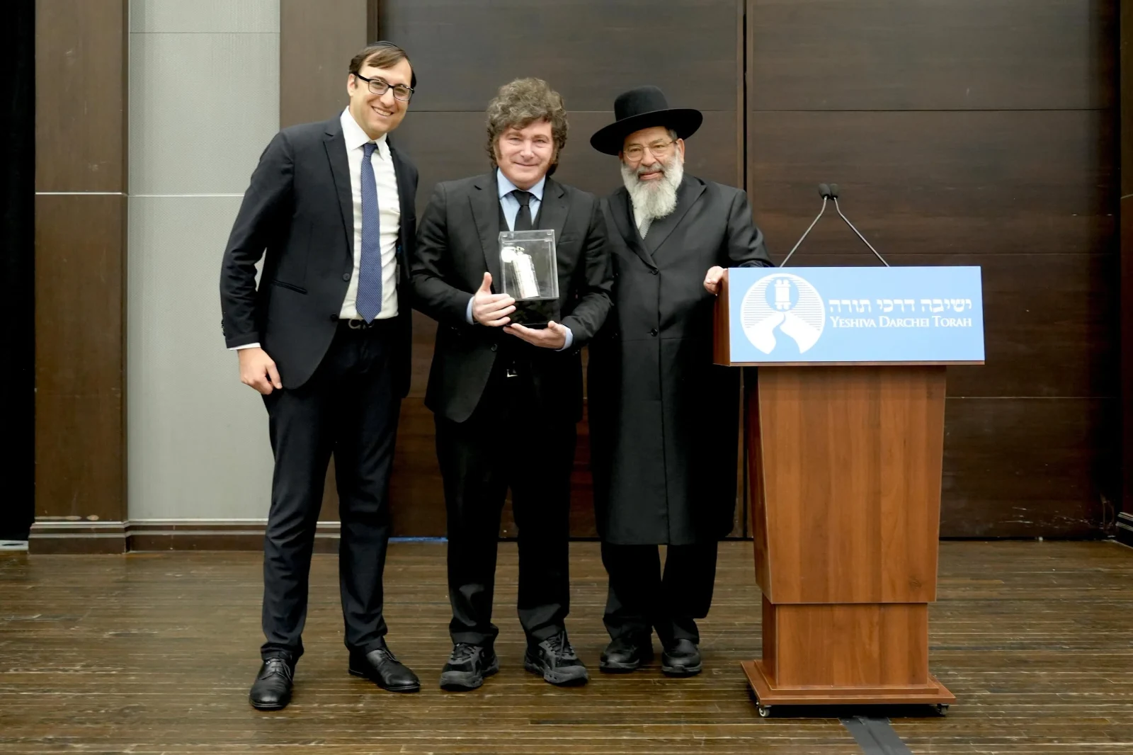 En este momento estás viendo Milei fue premiado en Nueva York por su apoyo al pueblo de Israel