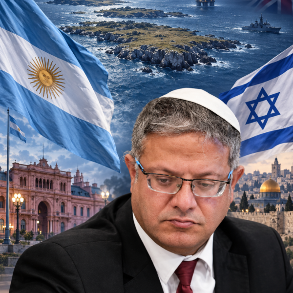 Ben Gvir pidió a Netanyahu reconocer la soberanía argentina sobre las Islas Malvinas