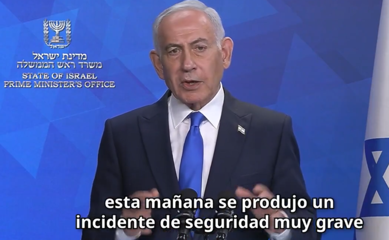 Netanyahu: «Uno de los pilotos apuñaló al otro y al parecer intentó estrellar el avión con todos los pasajeros»