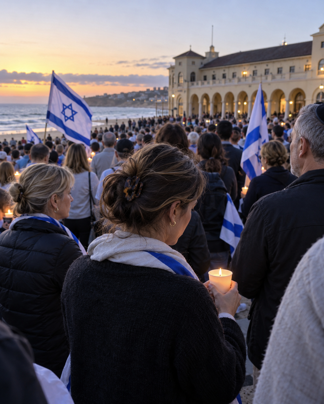 En este momento estás viendo Bondi recuerda el 7 de octubre: cientos de personas homenajearon a las víctimas de Hamás en Sídney